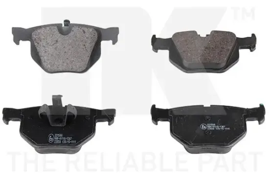 Bremsbelagsatz, Scheibenbremse Hinterachse NK 221566 Bild Bremsbelagsatz, Scheibenbremse Hinterachse NK 221566