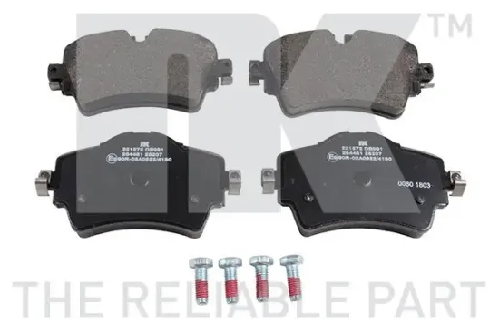 Bremsbelagsatz, Scheibenbremse Vorderachse NK 221572 Bild Bremsbelagsatz, Scheibenbremse Vorderachse NK 221572
