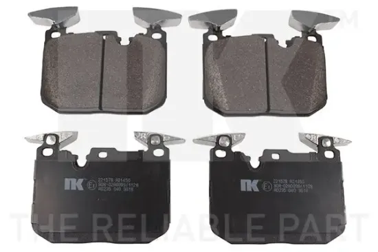 Bremsbelagsatz, Scheibenbremse NK 221578 Bild Bremsbelagsatz, Scheibenbremse NK 221578