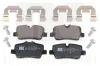 Bremsbelagsatz, Scheibenbremse Hinterachse NK 221589