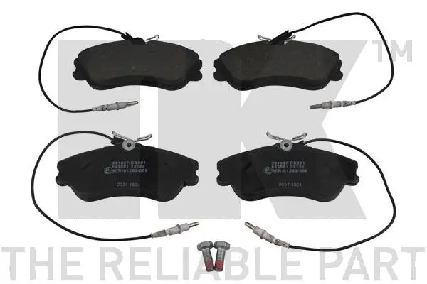 Bremsbelagsatz, Scheibenbremse NK 221937