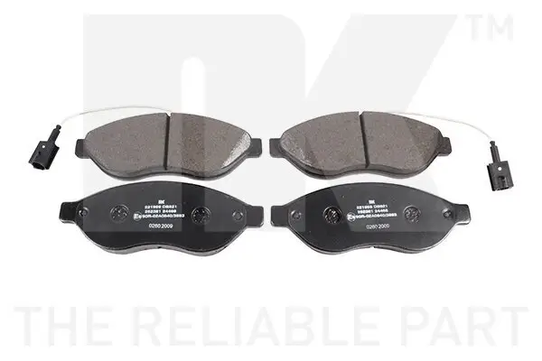 Bremsbelagsatz, Scheibenbremse NK 221959