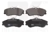 Bremsbelagsatz, Scheibenbremse Vorderachse NK 221963