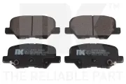Bremsbelagsatz, Scheibenbremse Hinterachse NK 221972