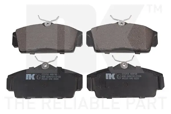 Bremsbelagsatz, Scheibenbremse Vorderachse NK 222254