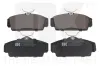 Bremsbelagsatz, Scheibenbremse Vorderachse NK 222254