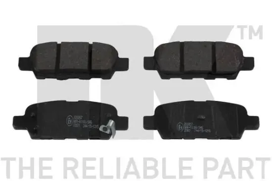 Bremsbelagsatz, Scheibenbremse Hinterachse NK 222257 Bild Bremsbelagsatz, Scheibenbremse Hinterachse NK 222257