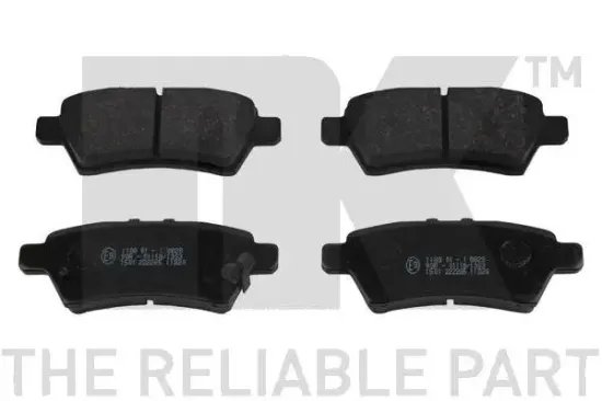 Bremsbelagsatz, Scheibenbremse Hinterachse NK 222265 Bild Bremsbelagsatz, Scheibenbremse Hinterachse NK 222265