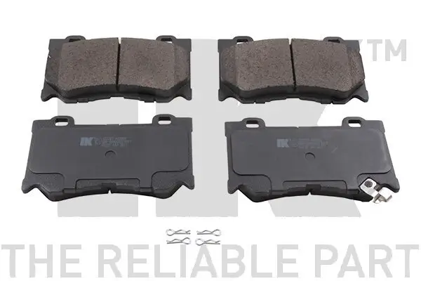 Bremsbelagsatz, Scheibenbremse Vorderachse NK 222287