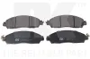 Bremsbelagsatz, Scheibenbremse NK 222298