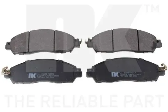 Bremsbelagsatz, Scheibenbremse NK 222298 Bild Bremsbelagsatz, Scheibenbremse NK 222298