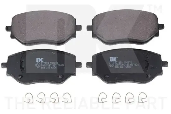 Bremsbelagsatz, Scheibenbremse Vorderachse NK 222299 Bild Bremsbelagsatz, Scheibenbremse Vorderachse NK 222299
