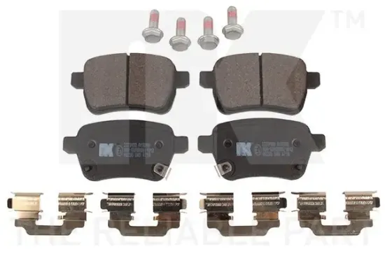 Bremsbelagsatz, Scheibenbremse Hinterachse NK 2223100 Bild Bremsbelagsatz, Scheibenbremse Hinterachse NK 2223100