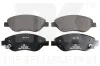 Bremsbelagsatz, Scheibenbremse NK 2223106