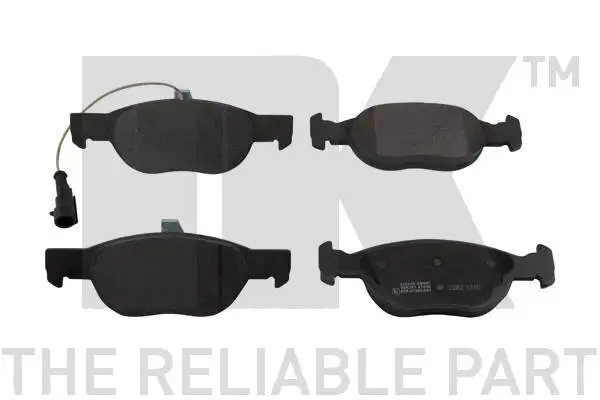 Bremsbelagsatz, Scheibenbremse Vorderachse NK 222339