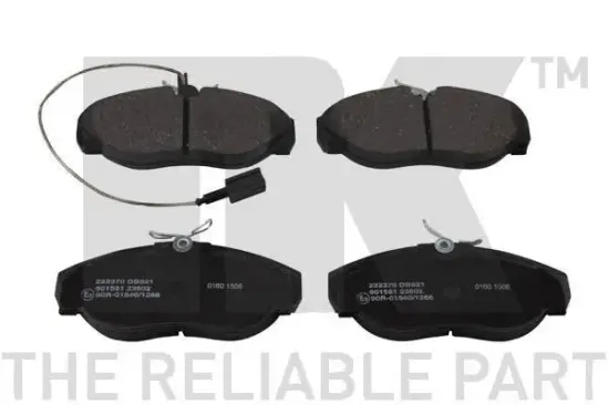 Bremsbelagsatz, Scheibenbremse NK 222370 Bild Bremsbelagsatz, Scheibenbremse NK 222370