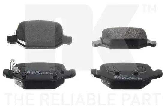 Bremsbelagsatz, Scheibenbremse Hinterachse NK 222398 Bild Bremsbelagsatz, Scheibenbremse Hinterachse NK 222398