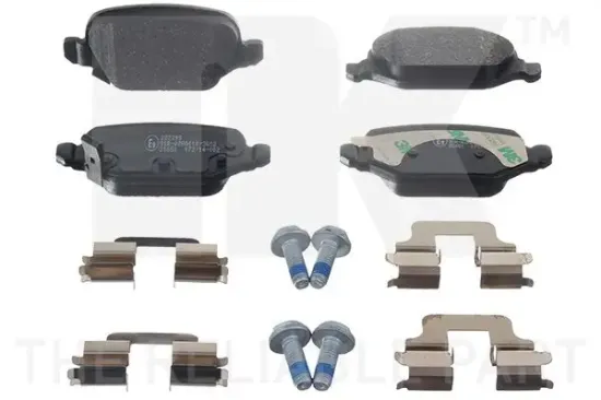 Bremsbelagsatz, Scheibenbremse Hinterachse NK 222399 Bild Bremsbelagsatz, Scheibenbremse Hinterachse NK 222399