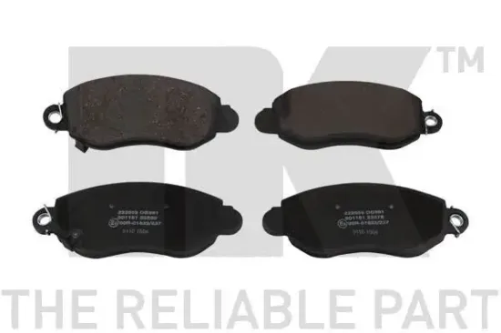 Bremsbelagsatz, Scheibenbremse Vorderachse NK 222559 Bild Bremsbelagsatz, Scheibenbremse Vorderachse NK 222559