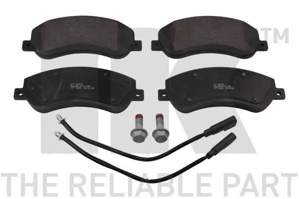 Bremsbelagsatz, Scheibenbremse Vorderachse NK 222566