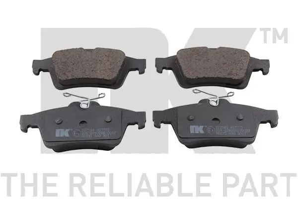 Bremsbelagsatz, Scheibenbremse Hinterachse NK 222584