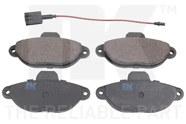 Bremsbelagsatz, Scheibenbremse Vorderachse NK 222590