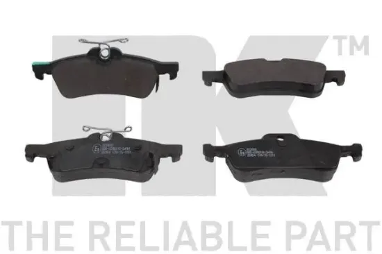 Bremsbelagsatz, Scheibenbremse Hinterachse NK 222650 Bild Bremsbelagsatz, Scheibenbremse Hinterachse NK 222650