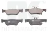 Bremsbelagsatz, Scheibenbremse Hinterachse NK 222657