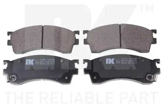 Bremsbelagsatz, Scheibenbremse Vorderachse NK 223241 Bild Bremsbelagsatz, Scheibenbremse Vorderachse NK 223241