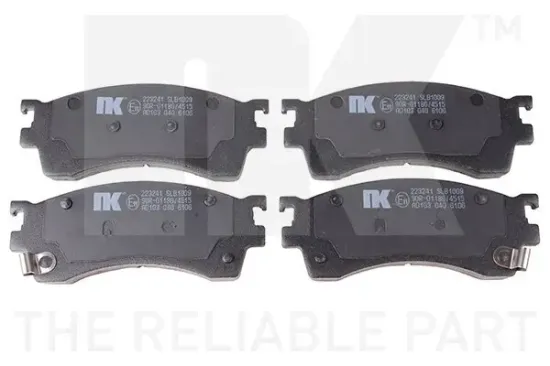 Bremsbelagsatz, Scheibenbremse Vorderachse NK 223241 Bild Bremsbelagsatz, Scheibenbremse Vorderachse NK 223241