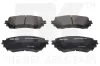 Bremsbelagsatz, Scheibenbremse Vorderachse NK 223260