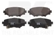 Bremsbelagsatz, Scheibenbremse Hinterachse NK 223262