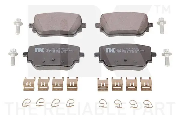 Bremsbelagsatz, Scheibenbremse NK 2233108