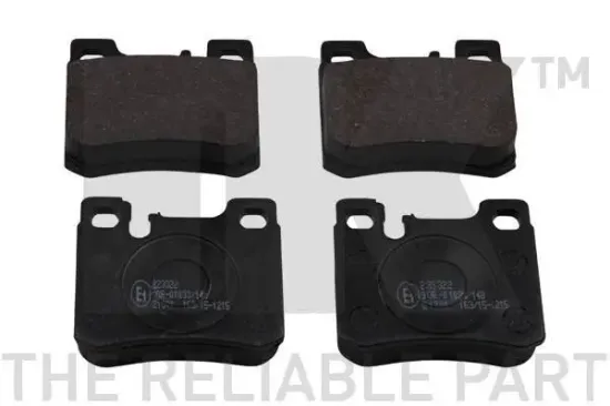 Bremsbelagsatz, Scheibenbremse Hinterachse NK 223322 Bild Bremsbelagsatz, Scheibenbremse Hinterachse NK 223322