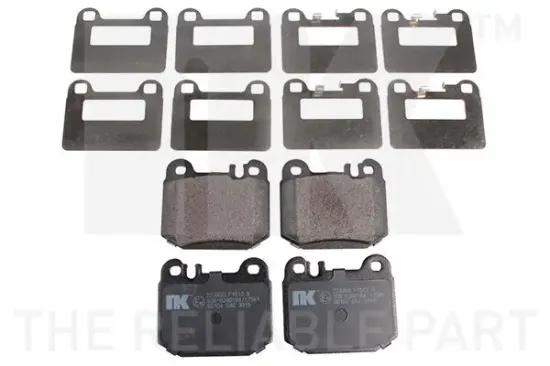 Bremsbelagsatz, Scheibenbremse Hinterachse NK 223350 Bild Bremsbelagsatz, Scheibenbremse Hinterachse NK 223350