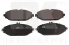 Bremsbelagsatz, Scheibenbremse Vorderachse NK 223380