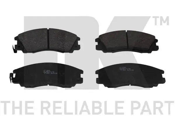 Bremsbelagsatz, Scheibenbremse Vorderachse NK 223416