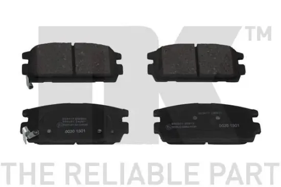 Bremsbelagsatz, Scheibenbremse Hinterachse NK 223417 Bild Bremsbelagsatz, Scheibenbremse Hinterachse NK 223417