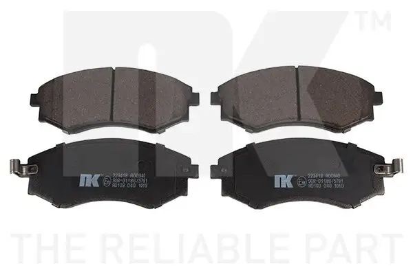 Bremsbelagsatz, Scheibenbremse NK 223418