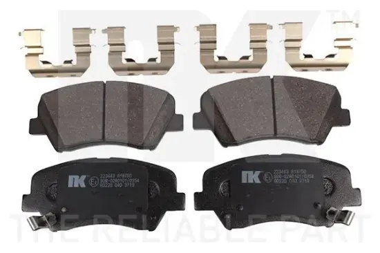 Bremsbelagsatz, Scheibenbremse Vorderachse NK 223443 Bild Bremsbelagsatz, Scheibenbremse Vorderachse NK 223443