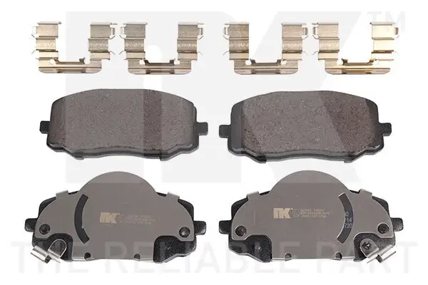 Bremsbelagsatz, Scheibenbremse Vorderachse NK 223458