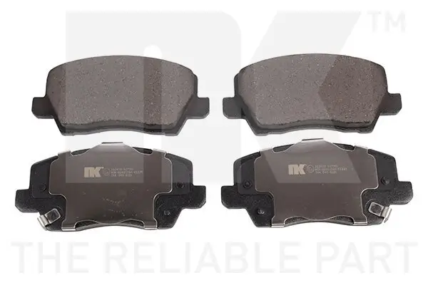 Bremsbelagsatz, Scheibenbremse Vorderachse NK 223470