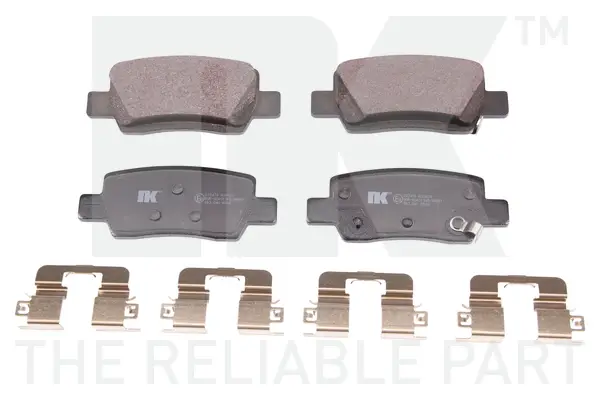 Bremsbelagsatz, Scheibenbremse Hinterachse NK 223476