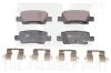 Bremsbelagsatz, Scheibenbremse Hinterachse NK 223476