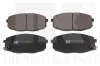 Bremsbelagsatz, Scheibenbremse Vorderachse NK 223506