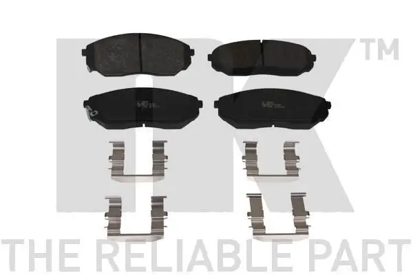 Bremsbelagsatz, Scheibenbremse Vorderachse NK 223508