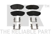 Bremsbelagsatz, Scheibenbremse Vorderachse NK 223508