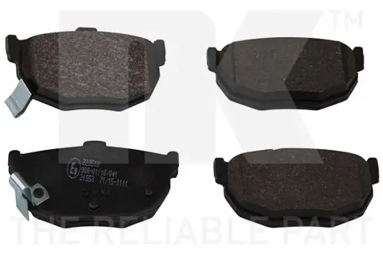 Bremsbelagsatz, Scheibenbremse Hinterachse NK 223518 Bild Bremsbelagsatz, Scheibenbremse Hinterachse NK 223518