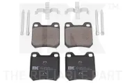 Bremsbelagsatz, Scheibenbremse Hinterachse NK 223604