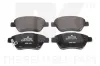Bremsbelagsatz, Scheibenbremse Vorderachse NK 223635
